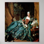 Francois Boucher - Madame de Pompadour Portrait Poster (Vorne)