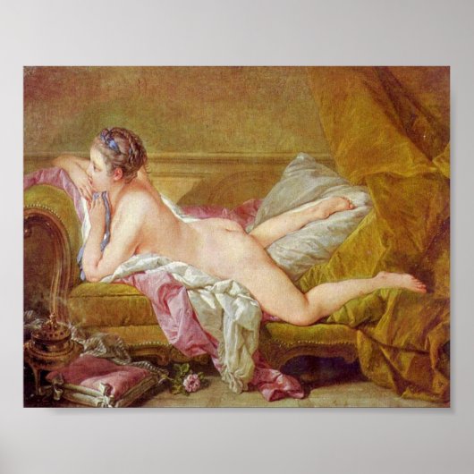 Francois Boucher - Ministerin für Louis XV Poster (Vorne)