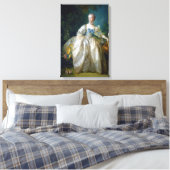 FRANCOIS BOUCHER - Portrait Art MADAME BERGERET Leinwanddruck (Insitu (Schlafzimmer))