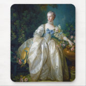 FRANCOIS BOUCHER - Porträtkunst MADAME BERGERET Mousepad (Vorne)