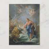 Francois Boucher - St. Peter zu Fuß eingeladen Postkarte (Vorderseite)