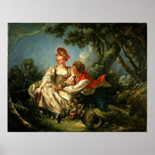 François Boucher The Four Seasons: Frühling Poster