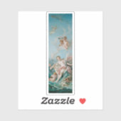 François Boucher - Venus auf den Waves Aufkleber (Blatt)