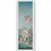 François Boucher - Venus auf den Waves Aufkleber (Vorderseite)