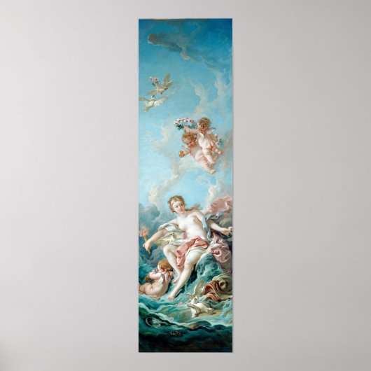 François Boucher Venus über die Waves Poster (Vorne)