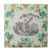 François Boucher Vignette Pattern Fliese (Vorderseite)