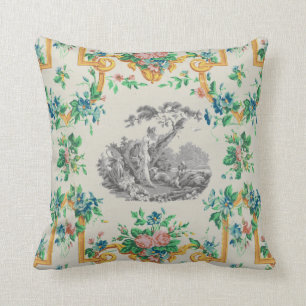 François Boucher Vignette Pattern Kissen