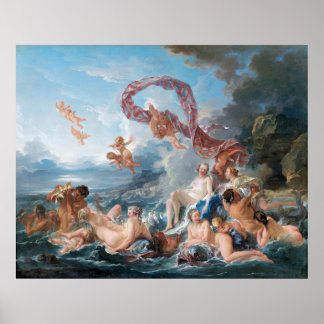 Francois Bouchers Der Triumph der Venus (1740) Poster