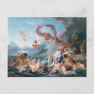 Francois Bouchers Der Triumph der Venus (1740) Postkarte