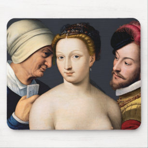 Francois Clouet - Der Liebe-Brief Mousepad