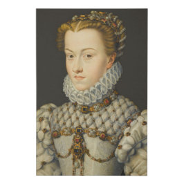 Francois Clouet - Elisabeth von Österreich Künstlicher Leinwanddruck