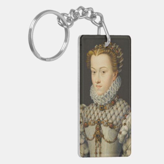 Francois Clouet - Elisabeth von Österreich Schlüsselanhänger (Vorderseite links)