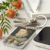 Francois Clouet - Elisabeth von Österreich Schlüsselanhänger (Vorderseite rechts)