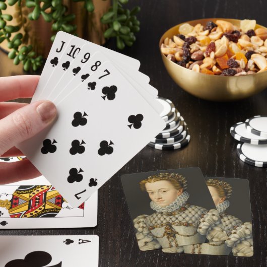 Francois Clouet - Elisabeth von Österreich Spielkarten (In Situ)