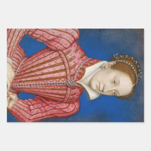 Francois Clouet - Mary, Queen of Schotten Geschenkpapier Set (Vorderseite 3)