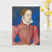 Francois Clouet - Mary, Queen of Schotten Karte (Gelbe Blume)