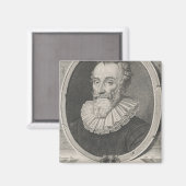 Francois de Malherbe Magnet (Vorderseite/Rückseite)