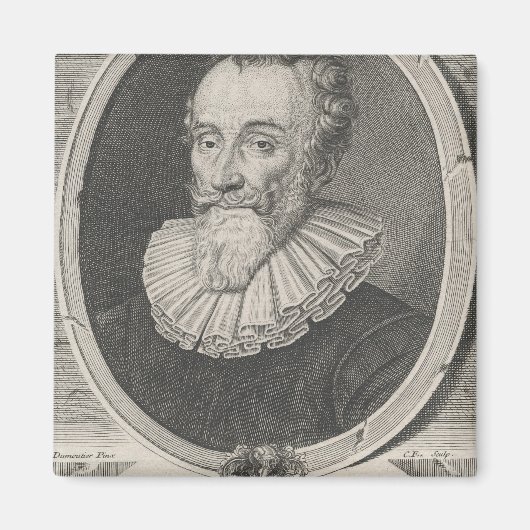 Francois de Malherbe Magnet (Vorne)