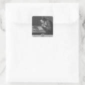 Francois de Paris Quadratischer Aufkleber (Tasche)