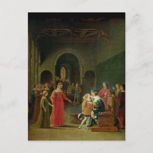 Francois I, Louis XII Postkarte (Vorderseite)