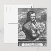 Francois l'Olonnais Postkarte (Vorne/Hinten)