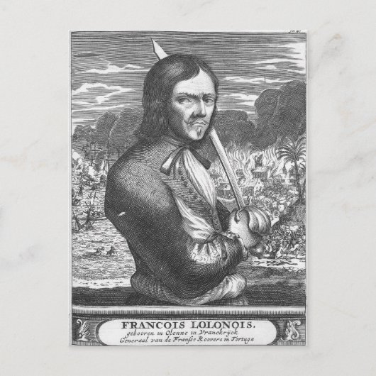 Francois l'Olonnais Postkarte (Vorderseite)