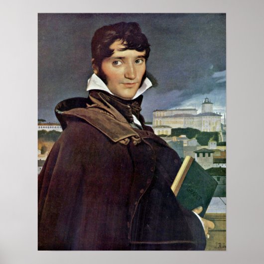 Francois-Marius Granet von Jean Auguste Ingres Poster (Vorne)