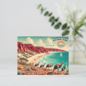 Francois Peron Nationalpark, Western Australien! Postkarte (Stehend Vorderseite)