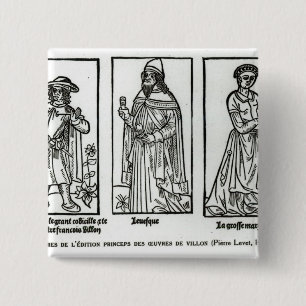 Francois Villon Button