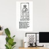 Francois Villon von "Oeuvres" Poster (Heimbüro)