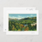 Franconcia Notch & Pemigewasset Valley Postkarte (Vorne/Hinten)