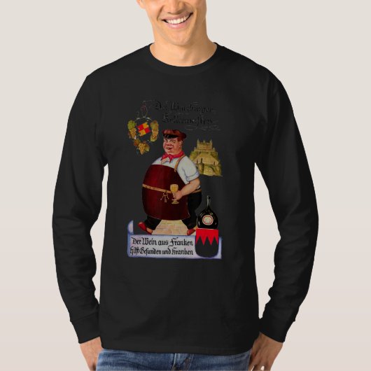 Franconia Germany Cellar Master Illustration With  T-Shirt (Vorderseite)