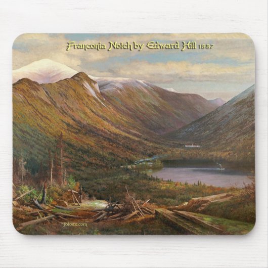 Franconia Kerbe durch Edward-Hügel, 1887 Mousepad (Vorne)