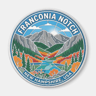 Franconia Notch New Hampshire Magnet