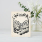 Franconia Notch Postkarte (Stehend Vorderseite)