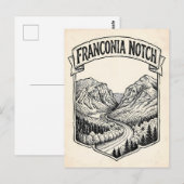 Franconia Notch Postkarte (Vorne/Hinten)