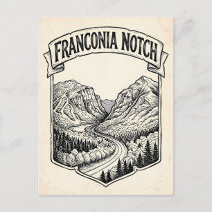 Franconia Notch Postkarte