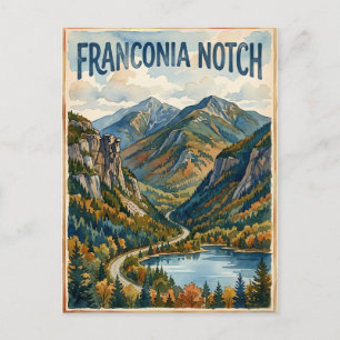 Franconia Notch Postkarte
