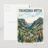 Franconia Notch Postkarte (Vorne/Hinten)