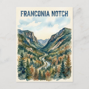 Franconia Notch Postkarte