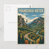 Franconia Notch Postkarte (Vorne/Hinten)