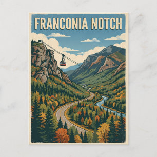 Franconia Notch Postkarte