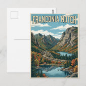 Franconia Notch Postkarte (Vorne/Hinten)