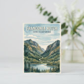 Franconia Notch Postkarte (Stehend Vorderseite)