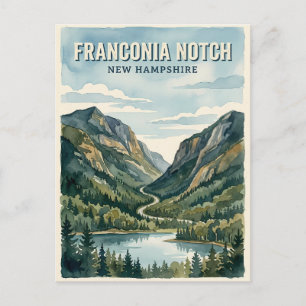 Franconia Notch Postkarte