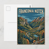 Franconia Notch Postkarte (Vorne/Hinten)