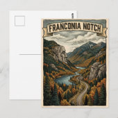 Franconia Notch Postkarte (Vorne/Hinten)