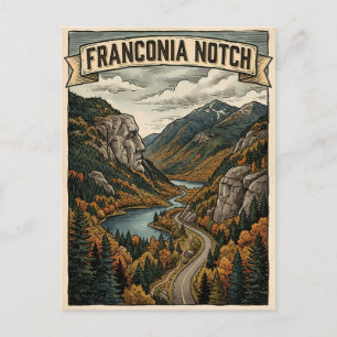 Franconia Notch Postkarte