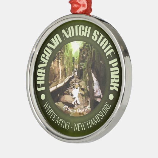 Franconia Notch SP Ornament Aus Metall (Links)