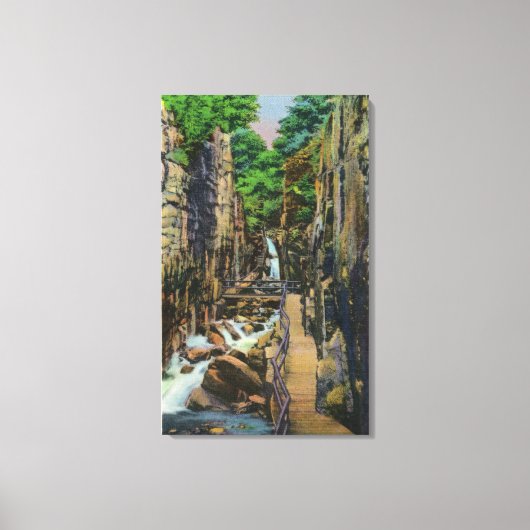 Franconia Notch Staat Park 2 Leinwanddruck (Vorderseite)